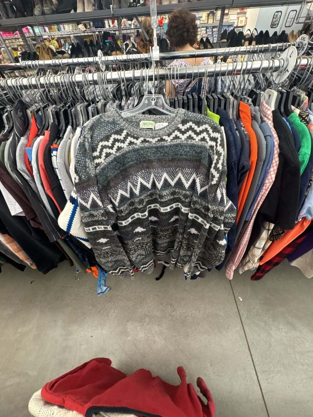 Ash Creek Trading Men's XL Geometric Knit Sweater